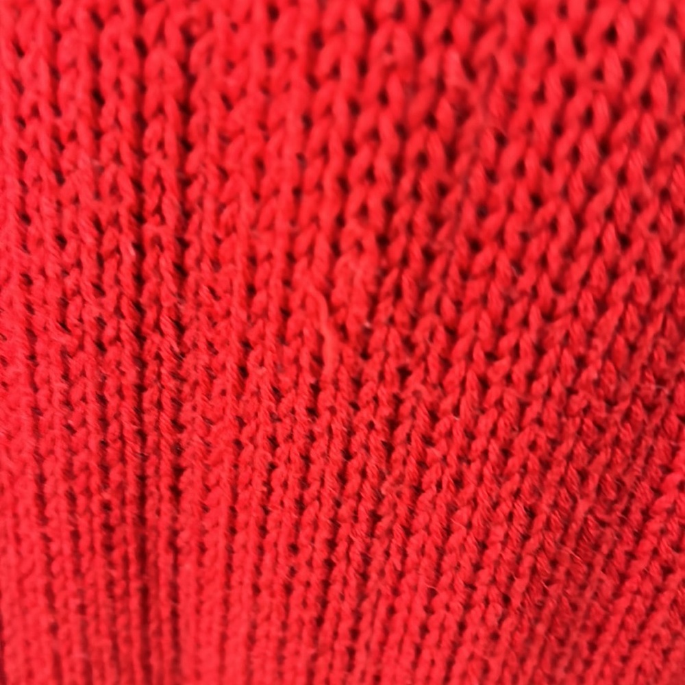 Pendleton Pullover Red Cotton Turtleneck Sweater … - image 3